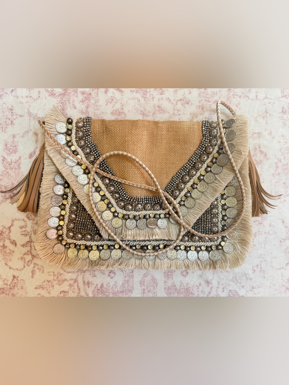 SHASHI Leela Clutch NWOT - Picture 2 of 12